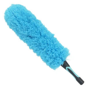 Blue Bendable Fluffy Microfiber Duster-1