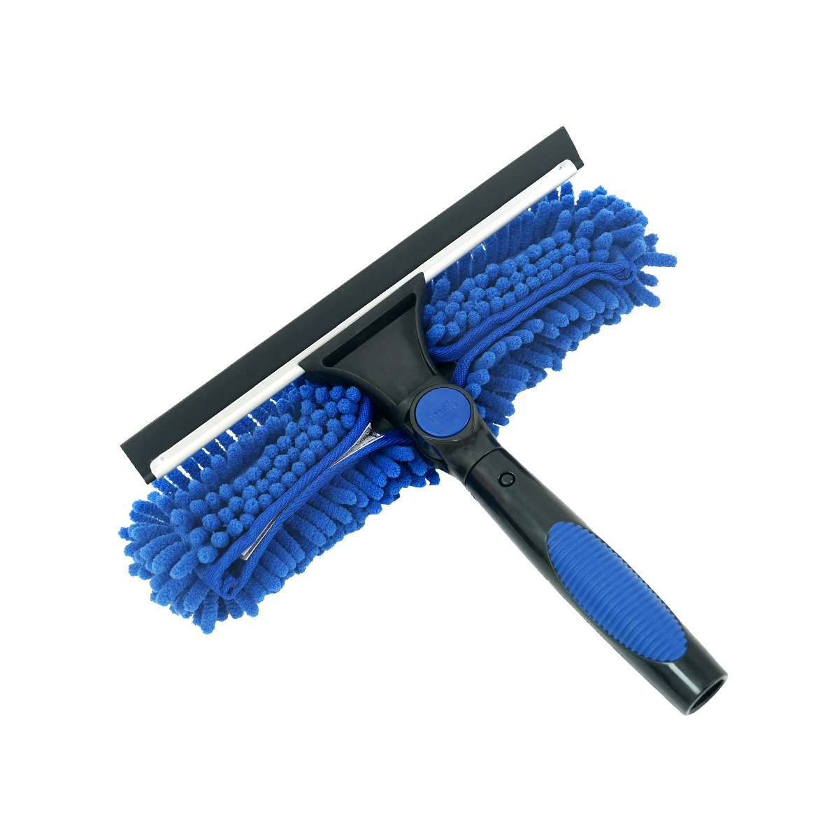 2-in-1 Blue Window Squeegee and Scrubber Combo-1