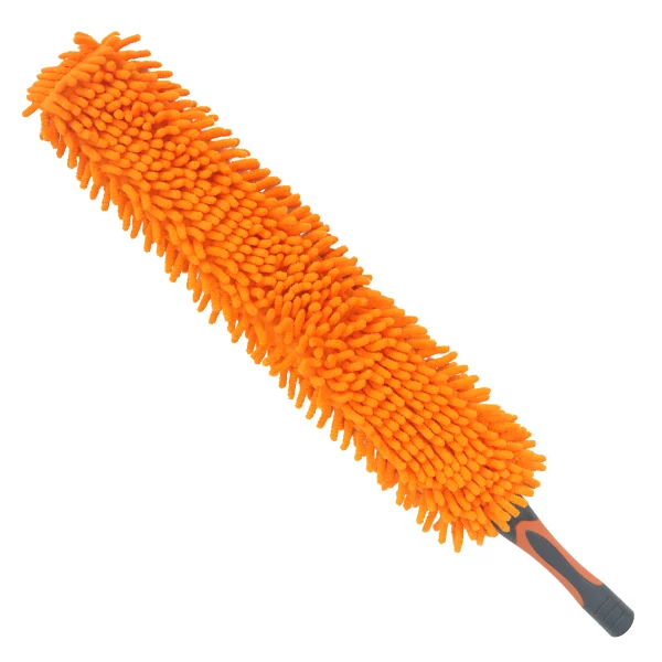 Orange Flexible Microfibre Duster
