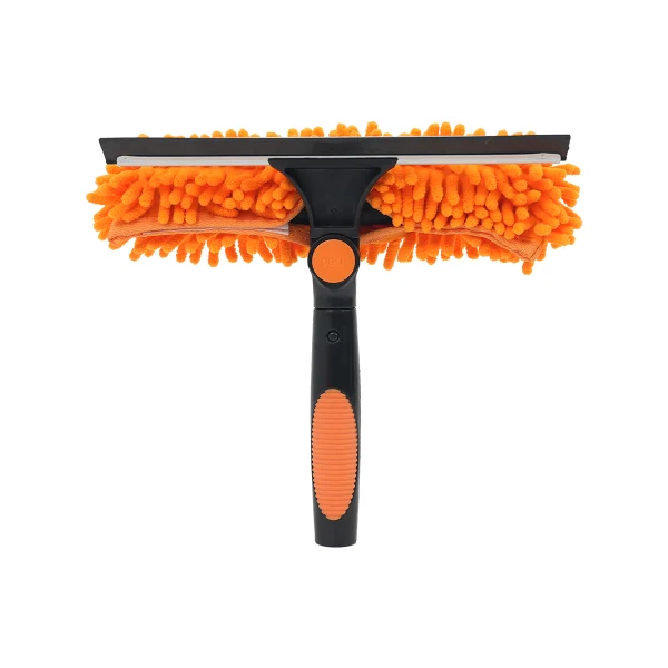 2-in-1 Orange Window Squeegee and Scrubber Combo-1 2-in-1 Orange Window Squeegee and Scrubber Combo-1