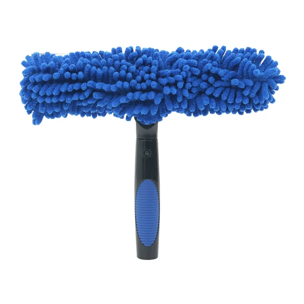 2-in-1 Blue Window Squeegee and Scrubber Combo 2-in-1 Blue Window Squeegee and Scrubber Combo