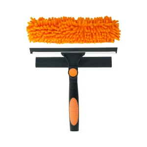 2-in-1 Orange Window Squeegee and Scrubber Combo-3 2-in-1 Orange Window Squeegee and Scrubber Combo-3