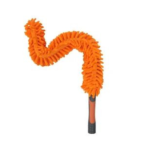 Orange Flexible Microfibre Duster-2