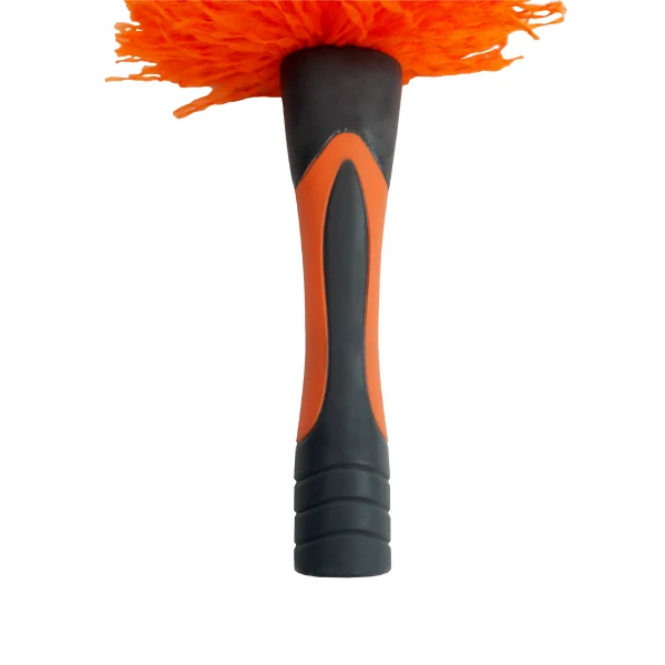 Orange Bendable Fluffy Microfiber Duster-4 Orange Bendable Fluffy Microfiber Duster-4