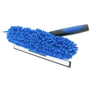 2-in-1 Blue Window Squeegee and Scrubber Combo-3 2-in-1 Blue Window Squeegee and Scrubber Combo-3