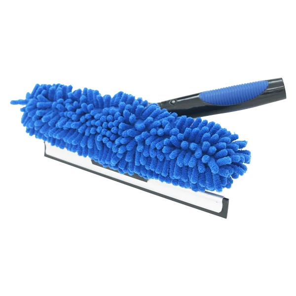 2-in-1 Blue Window Squeegee and Scrubber Combo-3 2-in-1 Blue Window Squeegee and Scrubber Combo-3