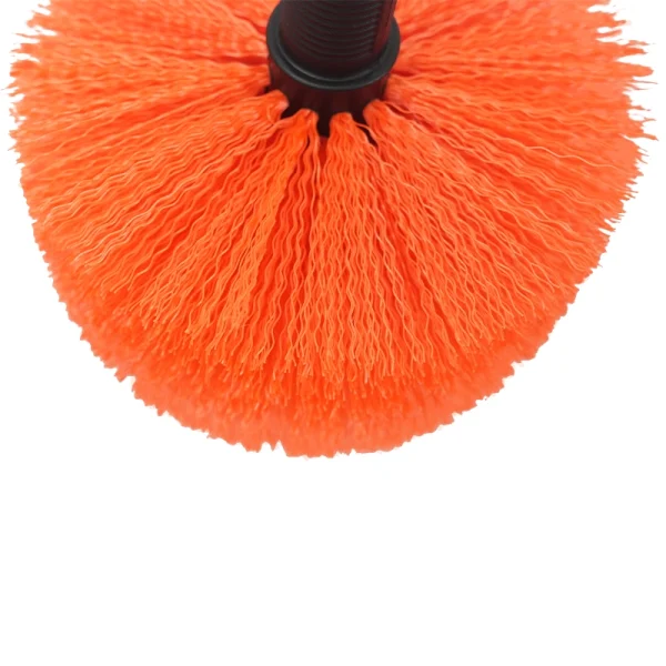 Fluorescent Orange Red Cobweb Duster Brush-5 Fluorescent Orange Red Cobweb Duster Brush-5